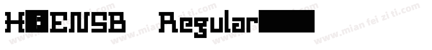 H_CENSB Regular字体转换